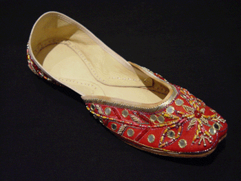 pochette en soie brod�e