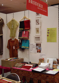 demonstration de broderie