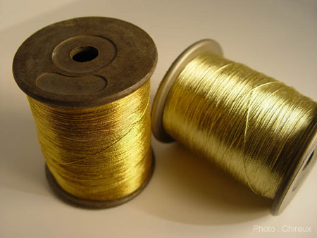 bobine fil or metal